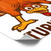 Poster Funny Thanksgiving Kids Joke Meme Guess What Turke (Coin)