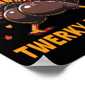 Poster Funny Thanksgiving When In Doubt Twerk It Out Twer (Coin)