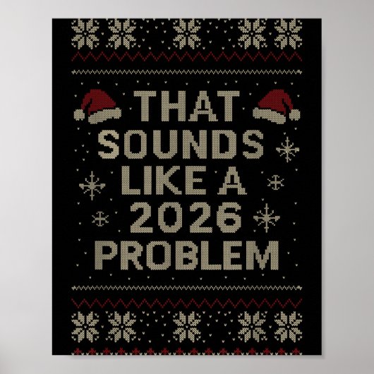 Poster Funny That Sounds Like A 2026 Problem Hr Office Ug (Devant)