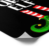 Poster Funny The Bourbon Elf Matching Family Christmas (Coin)