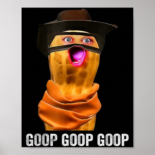Poster Funny The Burnt Peanut Goop Bungulator (Devant)