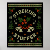 Poster Funny The Stocking Stocking Stuffer Matching Coupl (Devant)