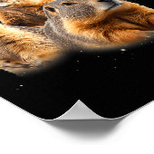 Poster Funny Three Groundhog Moon Groundhog Day (Coin)