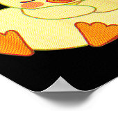 Poster Funny Tired As Duck I Love Cute Ducklings Quote Gi (Coin)