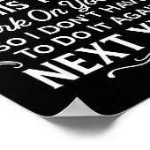 Poster Funny To Everyone I Offended This Year Work On You (Coin)