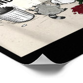 Poster Funny Trashed Panda Racoon Gets Drunk (Coin)