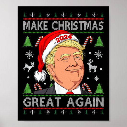 Poster Funny Trump 2024 (Devant)