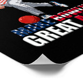 Poster Funny Trump Bowling Make Bowling Great Again  (Coin)