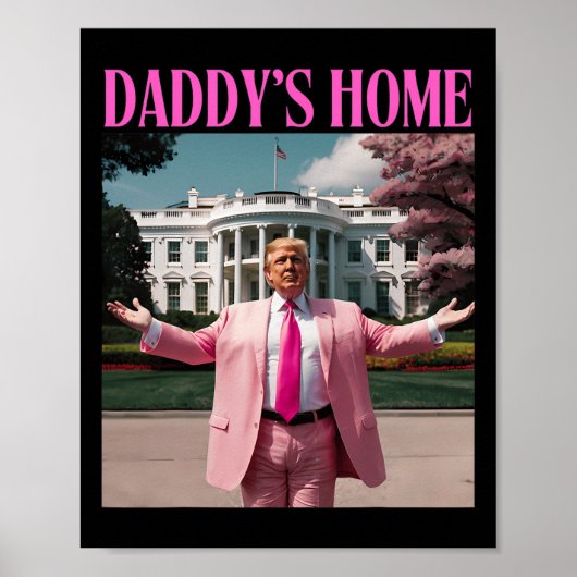Poster Funny Trump Chemise Accueil Hommes Femmes (Devant)