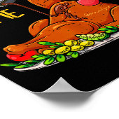 Poster Funny Turkey Day Thanksgiving Gift Tee Ur Some Gra (Coin)