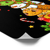 Poster Funny Turtle Santa Elf Snowman Christmas Womens Me (Coin)