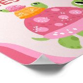 Poster Funny Turtley Fête des Mères fantastique (Coin)