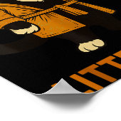 Poster Funny Tuxedo Cat “litter’s Full” Coffee, Cat Parod (Coin)