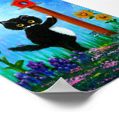 Poster Funny Tuxedo Chat Birdhouse Mouse Créationarts (Coin)