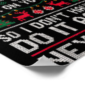 Poster Funny Ugly Sweater To Everyone I Offended This Yea (Coin)