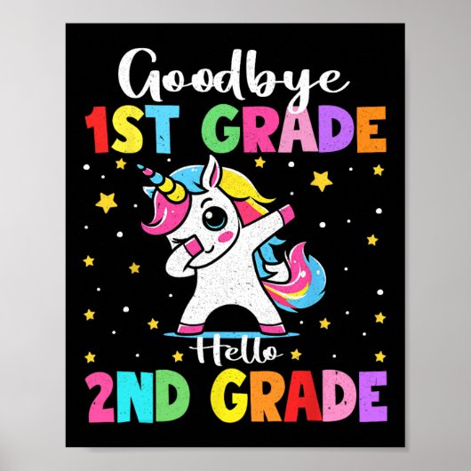 Poster Funny Unicorn Good (Devant)