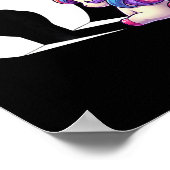 Poster Funny Unicorn With Middle Finger Morning Grouch  (Coin)