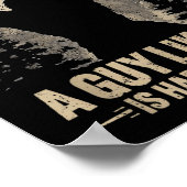 Poster Funny Valentine Bigfoot Heart A Guy Like Me Is Har (Coin)