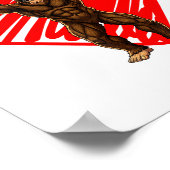 Poster Funny Valentines Day Bigfoot Sungles In Heart Sasq (Coin)