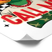 Poster Funny Valentine's Day Boy Duck Hunting Call Me Tod (Coin)