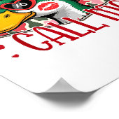 Poster Funny Valentines Day Call Me Duck Hunting Men Wome (Coin)