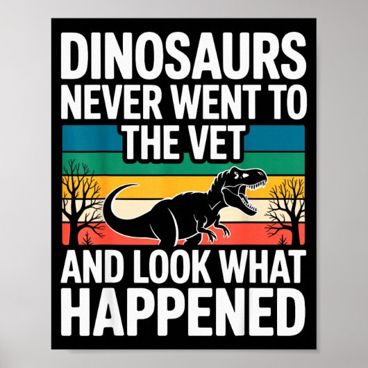 Poster Funny Veterinarian Design For Men Women Vet Tech V (Devant)