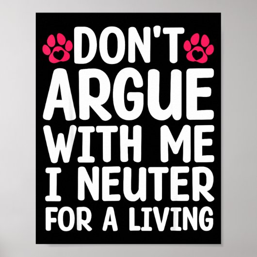 Poster Funny Veterinarian Design For Men Women Vet Tech V (Devant)