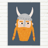 Poster Funny Viking