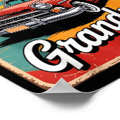 Poster Funny Vintage Grandpa  (Coin)