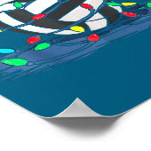 Poster Funny Volleyball Christmas Graphics Lights Lover P (Coin)