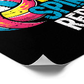 Poster Funny Volleyball Joke Bump Set Spike Repeat Player (Coin)