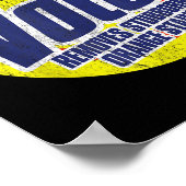 Poster Funny Vote supprime Orange Têtu Contre Orange (Coin)