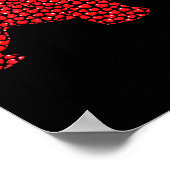 Poster Funny Westie Dog Lover Hearts Love Westie Valentin (Coin)