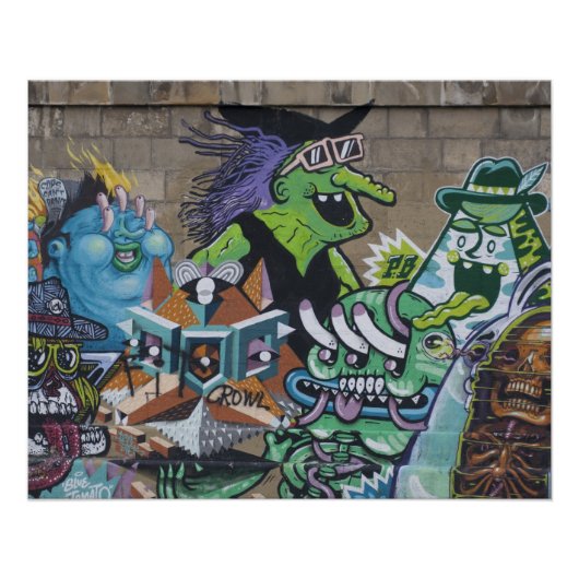 Poster Funny Wicked Green sorcière (Devant)