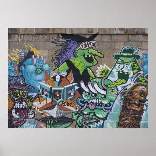 Poster Funny Wicked Green sorcière (Devant)