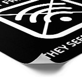 Poster Funny Wifi Went Down Quote Computer Nerd Gift (Coin)