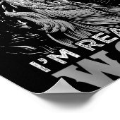 Poster Funny Wolf Design Human Costume I'm A Wolf  (Coin)