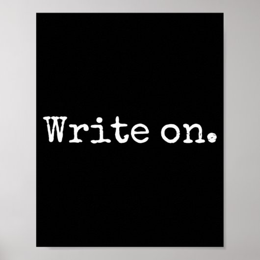 Poster Funny Writing On Novelty Writing Writers Journalis (Devant)