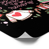 Poster Funny Xmas Tis The Season To Be Reading Books Paja (Coin)