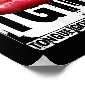 Poster Funny Y Quote Tgif Tongue Goes In First  (Coin)