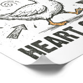 Poster Funny You Make My Heart Go Honk Silly Goose Valent (Coin)