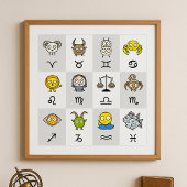 Poster Funny Zodiac