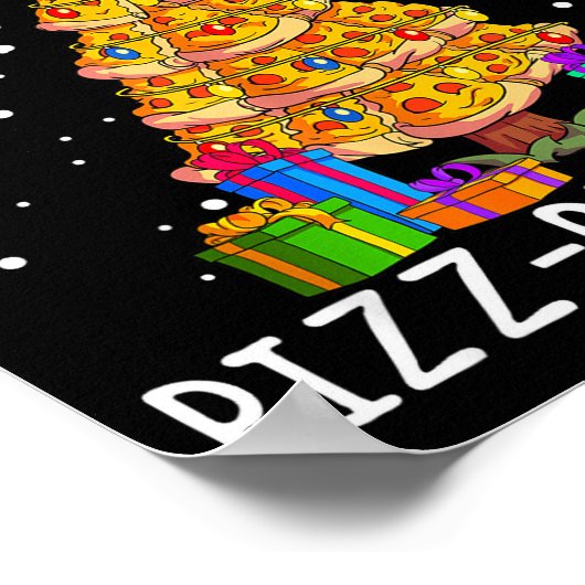 Poster Funny Zza Christmas Tree Shirt Men Kids Zza Lover (Coin)