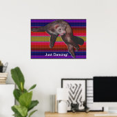 Poster Furet dansant (Bureau à domicile)
