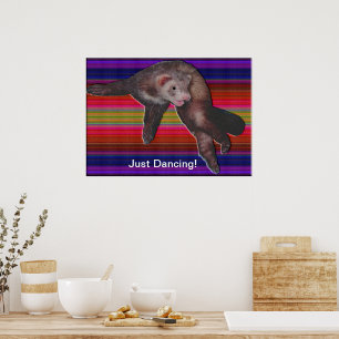 Poster Furet dansant
