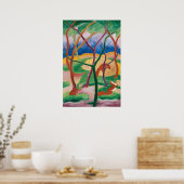 Poster Furets jouant de Franz Marc Art expressionniste (Cuisine)