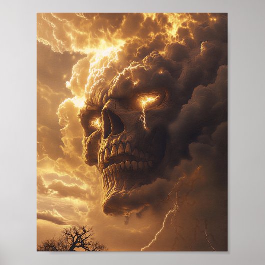 Poster Fureur du Crâne de la Tempête (Devant)