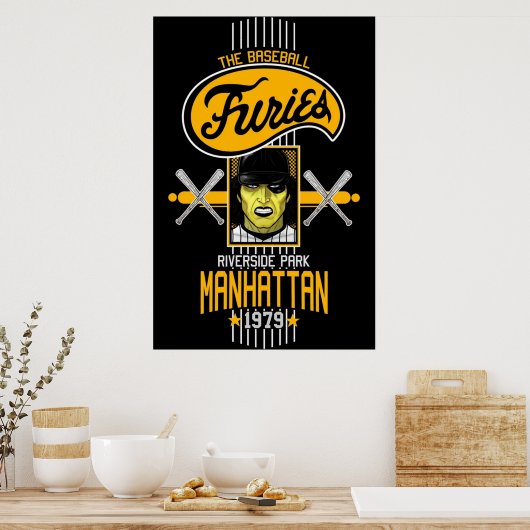 Poster Furies de baseball (Cuisine)
