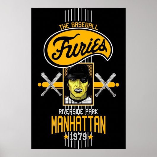 Poster Furies de baseball (Devant)