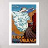 Poster Furka-Oberalp Suisse (Devant)